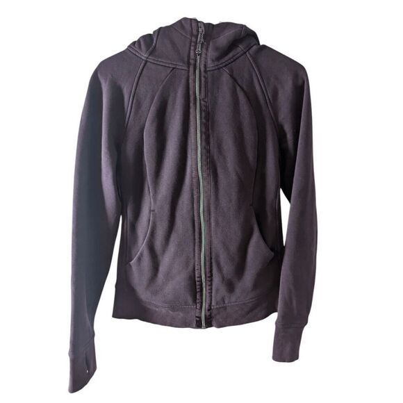 LULULEMON ATHLETICA Light As Warmth Scuba In Black Cherry Size 6 - Picture 4 of 5